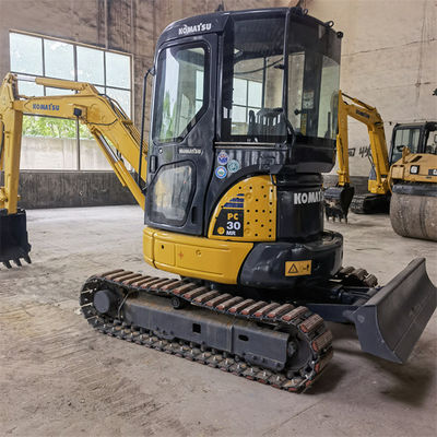 Ιαπωνία Crawler Excavator Χρησιμοποιείται Mini Komatsu PC30 Excavator 3000KG έως 3200KG