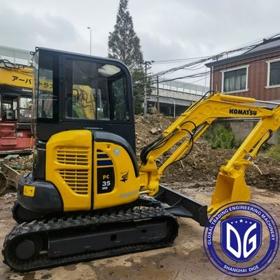 Χρησιμοποιήσιμο PC35 Χρησιμοποιούμενο Excavator 95 Νέο Mini Komatsu Excavator 3.5t