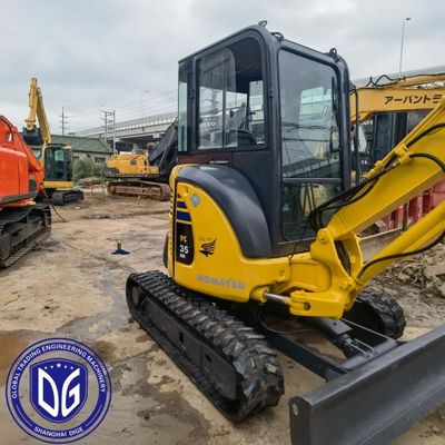 Χρησιμοποιούμενη εκσκαφέας PC35 με αποτελεσματικές δυνατότητες επεξεργασίας υλικών