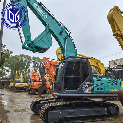 20T SK200D Χρησιμοποιούμενος εξορυκτής Kobelco Υδραυλικός εξορυκτής Crawler
