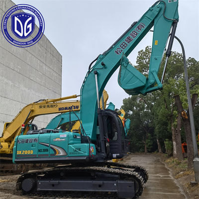 Kobelco SK200-8 Χρησιμοποιούμενος εξορυκτής Προέλευση από την Ιαπωνία Χαμηλή κατανάλωση καυσίμου Καλή κατάσταση