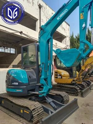 Προχωρημένο Sk55 Χρησιμοποιούμενο Kobelco 5.5t Excavator με ισχυρό σύστημα πρόωσης