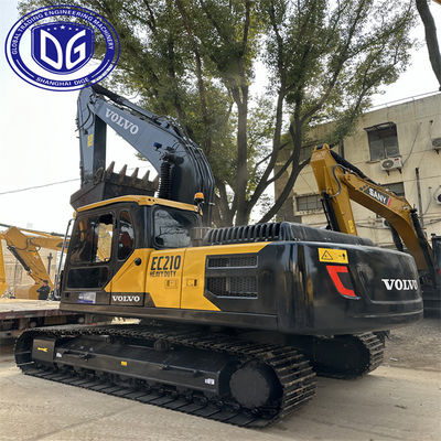 Χρησιμοποιούμενος Volvo EC210 21Ton Excavator 92%Νέος Καλή Απόδοση και Ποιότητα
