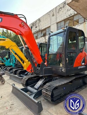 Χρησιμοποιήθηκε Doosan DX60 6Ton Μικρό Εκσκαφέας με βαρύ φορτίο και στερεή μηχανή