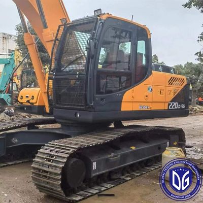 R220 22 τόνων Χρησιμοποιούμενος εξορυκτής Hyundai με υψηλή προσαρμοστικότητα και σε όλα τα εδάφη