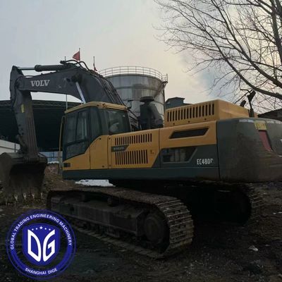 Χρησιμοποιημένος Volvo EC480 48 τόνων Excavator Crawler Μεγάλο κατασκευαστικό εξοπλισμό σε καλή κατάσταση