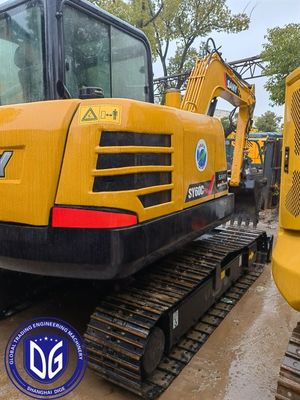 Συ60 6 τόνων Χρησιμοποιούμενη εκσκαφέας SANY με αποδοτικό και εξοικονόμηση ενέργειας σύστημα ισχύος