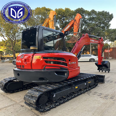 6 τόνους KX163 Χρησιμοποιούμενος εξορυκτής Kubota Υδραυλικός εξορυκτής