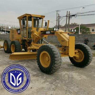 140h Caterpillar Χρησιμοποιείται Grader Ισχυρή υδραυλική μηχανή