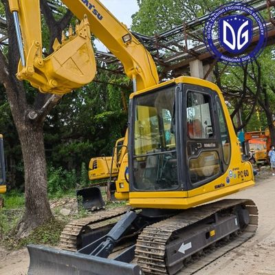 PC60-7 Χρησιμοποιούμενος εξορυκτής Komatsu Mini εξορυκτής Komatsu