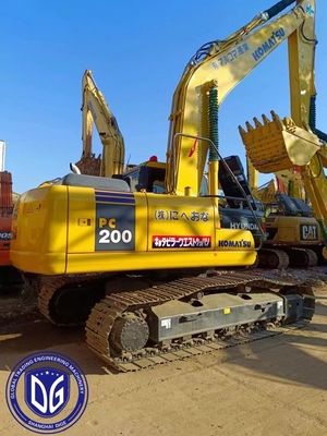 Φιλικό προς το χρήστη PC200-7 Χρησιμοποιούμενο ανθρακωρυχείο Ενενήντα πέντε νέα μίνι ανθρακωρυχείο komatsu