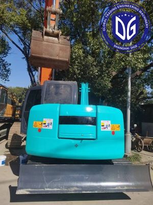 Μανειοκίνητος Sk75 Χρησιμοποιούμενος Kobelco 7.5 τόνων εξορυκτής με ισχυρό σύστημα πρόωσης