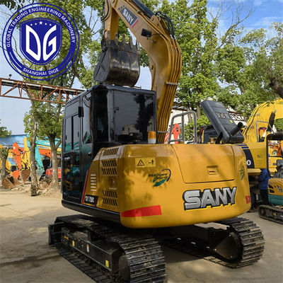 Η Sany SY75C 7.5 τόνων χρησιμοποιούμενη ανασκαφή με προηγμένο σύστημα ψύξης