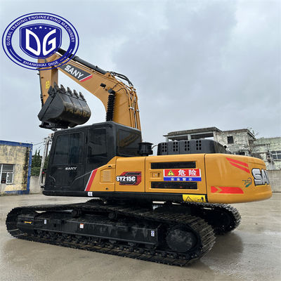 Χρησιμοποιούμενη Sany SY215 21.5Ton Crawler Excavator με κινητήρα χαμηλής κατανάλωσης καυσίμου