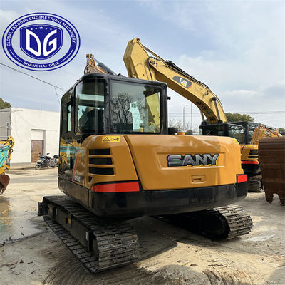 Sany Sy55C Χρησιμοποιείται 5.5 τόνων Excavator Με σύστημα γρήγορης εκκίνησης του κινητήρα και φωτεινή οθόνη