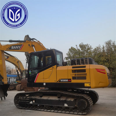 Συ205H 20,5 τόνων χρησιμοποιημένη εκσκαφέας SANY με πρωτοποριακές επιδόσεις