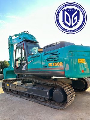 Χρησιμοποιούμενος εξορυκτής 35 τόνων Kobelco Sk350 χαμηλής συντήρησης