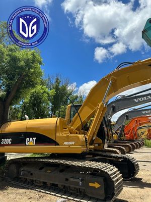 CAT 320C 20Τ μεταχειρισμένη σκάφτρα Caterpillar Crawler, πρώιμο μοντέλο, φθηνή τιμή, καλή κατάσταση, προς πώληση