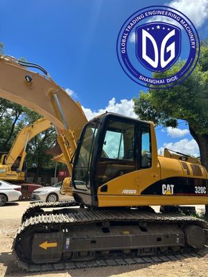 CAT 320C 20Τ μεταχειρισμένη σκάφτρα Caterpillar Crawler, πρώιμο μοντέλο, φθηνή τιμή, καλή κατάσταση, προς πώληση