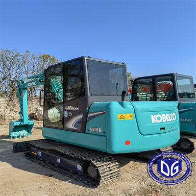 Χρησιμοποιούμενη Kobelco SK60 6Ton Χρησιμοποιούμενη Excavator Crawler σε καλή κατάσταση