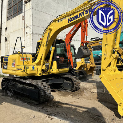 PC110 10 τόνων μεταχειρισμένη εκσκαφή Komatsu για μεγάλα φορτία εργασίας