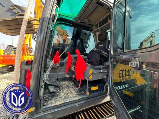 Ec140 14 τόνων Χρησιμοποιούμενος εξορυκτής Volvo με αποτελεσματικό σύστημα ψύξης ανεμιστήρα