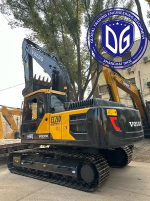 Ec210 21 τόνων Χρησιμοποιούμενος εξορυκτής Volvo με προχωρημένη επιλογή λειτουργίας
