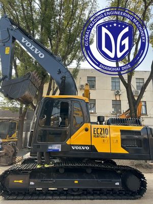 Ec210 21 τόνων Χρησιμοποιούμενος εξορυκτής Volvo με προχωρημένη επιλογή λειτουργίας