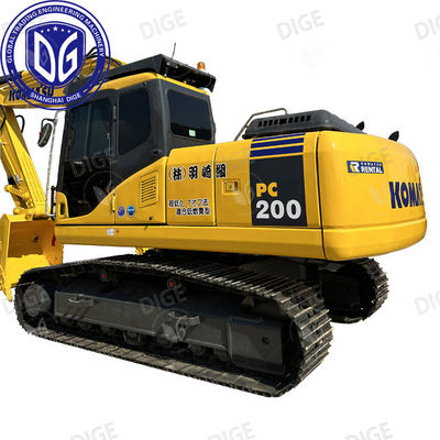 Καλό διατηρημένο USED PC200-7 εκσκαφέας με αποτελεσματικές δυνατότητες χειρισμού υλικών