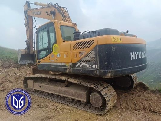 Εκσκαφέας 20 τόνων Χρησιμοποιούμενος Hyundai μοντέλο 225LC-9T Εκσκαφέας τροχών σε καλή κατάσταση