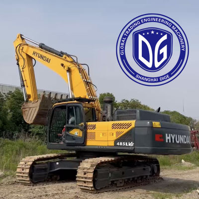 Καινοτόμο R485 Χρησιμοποιούμενο Υούνταϊ Excavator 48.5t Πολλαπλά χαρακτηριστικά ασφαλείας