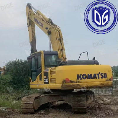 Αξιόπιστη απόδοση USED PC220-8 εξορυκτής με βελτιωμένη πρόσφυση και έλξη