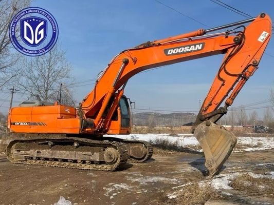Χρόνος και εξοικονόμηση εργασίας DX300 30t Χρησιμοποιούμενο Doosan Excavator με Υψηλή αντοχή