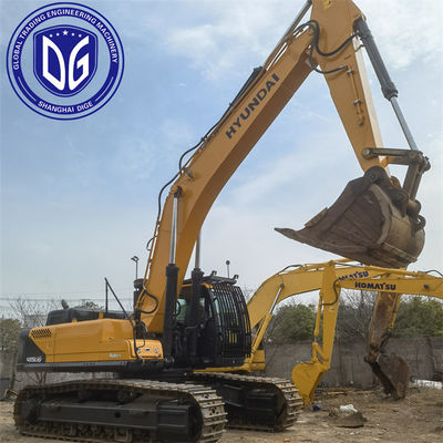 Αρχικό R485LVS Χρησιμοποιούμενο Excavator Hyundai Χρησιμοποιούμενο Crawler Excavator Εργασιακή κατάσταση