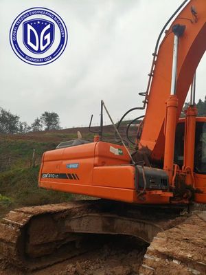 Υψηλής ευελιξίας DX370LC 37t Χρησιμοποιούμενος εξορυκτής Doosan με διεξοδικό έλεγχο