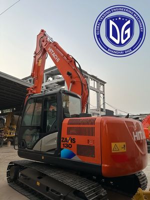 ZX130 Χρησιμοποιούμενος εξορυκτής Hitachi 13 τόνων Crawler Χρησιμοποιούμενος εξορυκτής 96% Νέος