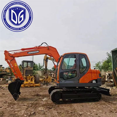 Χρησιμοποιήθηκε Doosan DX80 8 τόνων μικρός εξορυκτής υψηλής απόδοσης Καλή ποιότητα σε πώληση