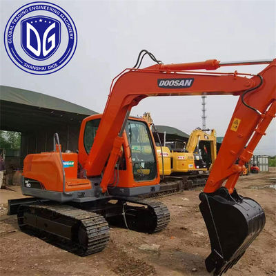 DX80 8 τόνων Χρησιμοποιούμενη εκσκαφέας Doosan υδραυλική εκσκαφέας μηχανή
