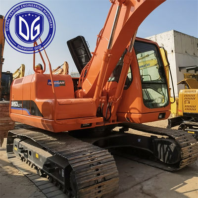 Χρησιμοποιούμενη γεωτρυπίδα Doosan DH150-7 15 τόνων Υδραυλική γεωτρυπίδα Καλής ποιότητας σε πώληση