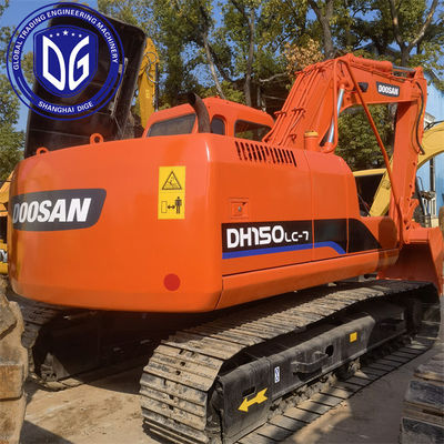 Χρησιμοποιούμενη γεωτρυπίδα Doosan DH150-7 15 τόνων Υδραυλική γεωτρυπίδα Καλής ποιότητας σε πώληση