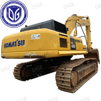 Χρησιμοποιήθηκε PC450-8 Komatsu Excavator 45 τόνους Για μεγάλες εργασίες εξόρυξης,μεγάλο κατασκευαστικό εξοπλισμό