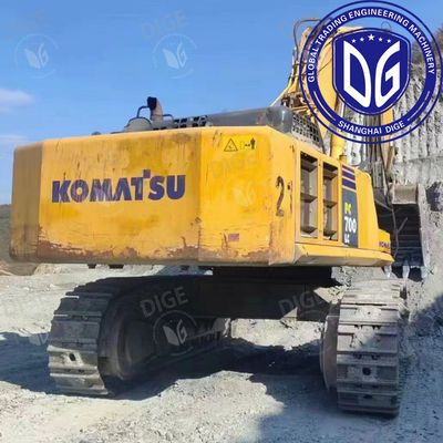 PC700 Komatsu 70 τόνων μεταχειρισμένη εκσκαφέας, πρωτότυπο από την Ιαπωνία, κοφτερό όπλο για μεγάλες κατασκευές