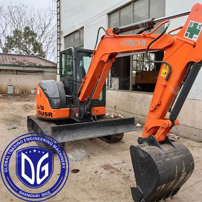 ZX55 5,5 τόνων Χρησιμοποιούμενος εξορυκτής Hitachi Ικανός για λειτουργία ελαφρού φορτίου