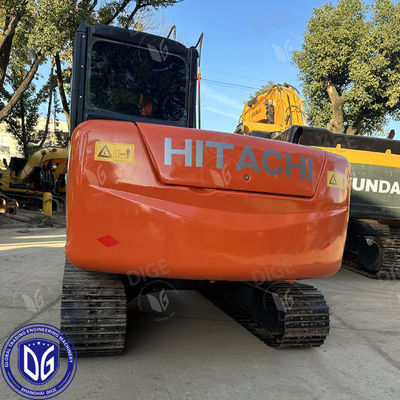 ZX60 Hitachi 6 τόνων μεταχειρισμένο εξορυκτήρα μικρός εξορυκτής με καμπίνα