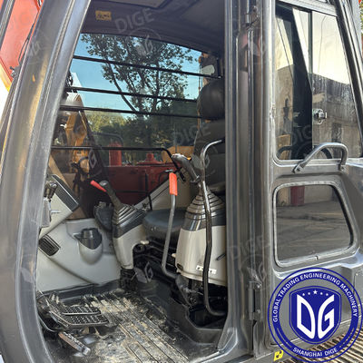 ZX60 Hitachi 6 τόνων μεταχειρισμένο εξορυκτήρα μικρός εξορυκτής με καμπίνα