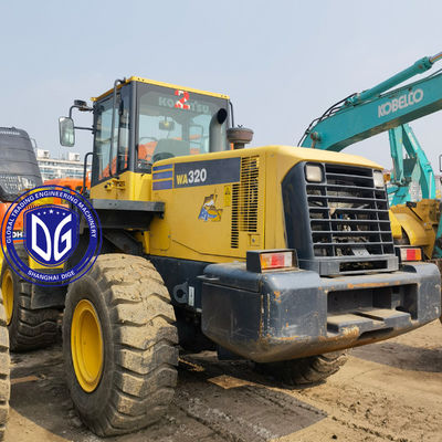 Χρησιμοποιημένος φορτιστής Komatsu WA320-5 πρωτότυπος και σε καλή κατάσταση εξοικονόμηση εργασίας περιορισμένο απόθεμα