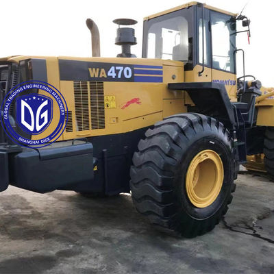 Αρχικό φορτιστή Komatsu WA470-6 Χρησιμοποιημένο φορτιστή σε καλή κατάσταση