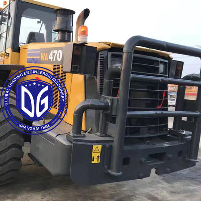 Αρχικό φορτιστή Komatsu WA470-6 Χρησιμοποιημένο φορτιστή σε καλή κατάσταση