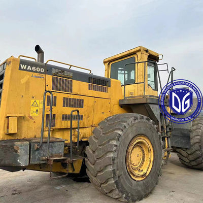 WA600-3 Χρησιμοποιούμενος φορτιστής Komatsu ειδικός για εργασίες ορυχείων και μεγάλες κατασκευές