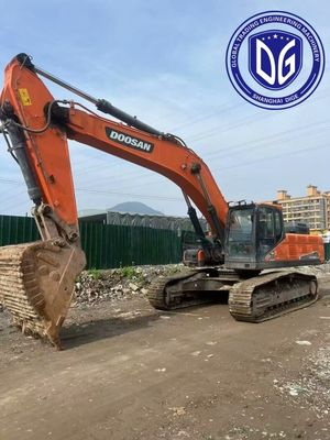 DX420LC 42 τόνων Χρησιμοποιούμενος εξορυκτής Doosan με αποδοτική υδραυλική κυκλοφορία